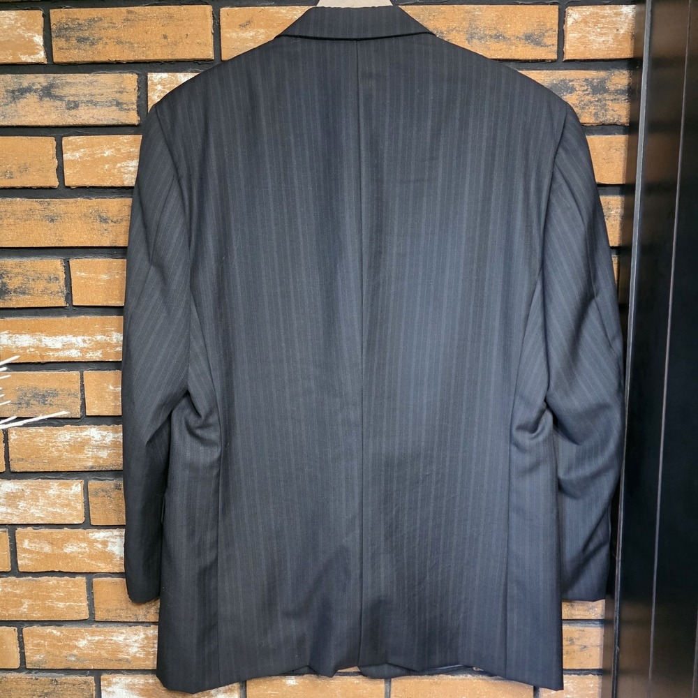 Hickey Freeman Loro Piana Navy Blue Diplomat 100% Wool Tasmanian 120s Blazer 42R - Picture 3 of 15